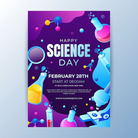 Science Layout Design, Science Month Pubmat, Science Banner Design, Science Festival Poster, Science Fair Poster Design, Stem Poster Design, Creative Science Poster Ideas, Science Event Poster, Science Pubmat