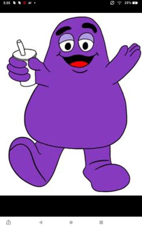 Purple Characters Cartoon, Grimace Drawing, Fast Food Mascot, Food Mascot, Dti Theme, Lip Artwork, Old Cartoon Characters, Graphic Drawing, Dti Ideas