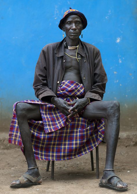 Bodi tribe man - Ethiopia Tribes Man, Eric Lafforgue, Theme Tattoo, African People, Out Of Africa, African Men, African Culture, People Of The World, World Cultures