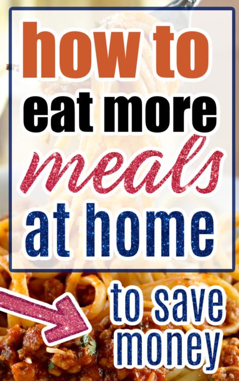 You know you NEED to eat more meals at home to save money, but how do you get motivated to cook at home more often?! Here's how you can begin planning budget meals for your family - it's easy to make meals for the week at home if you follow these steps. | How to Eat at Home More Often Creative Ways To Give Money, Ways To Give Money, Live On One Income, Money For Christmas, Eating At Home, Money Gift Ideas, Budget Advice, Cold Hard Cash, Eat At Home