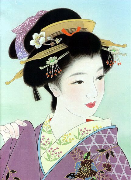 Geisha Tattoo, Geisha Art, Japanese Drawings, Japanese Art Prints, Japanese Artwork, Traditional Japanese Art, Japanese Geisha, Airbrush Art, Japanese Painting