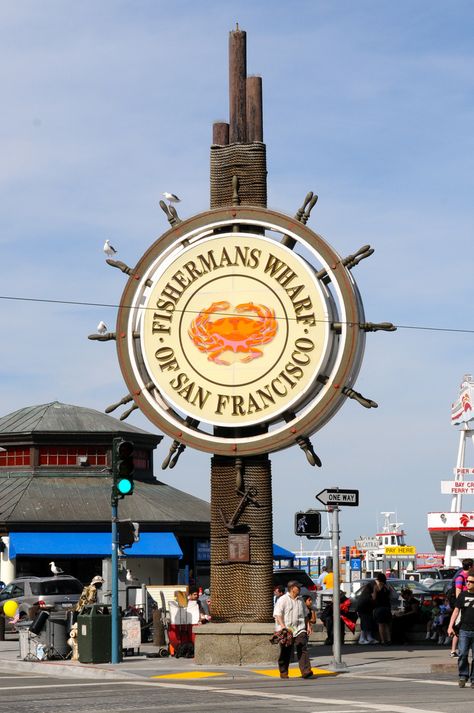 Fishermans Warf, Fisherman's Wharf San Francisco, Fishermans Wharf, San Francisco Travel, California Dreaming, Oh The Places Youll Go, Monterey, Walking Tour, Santa Monica