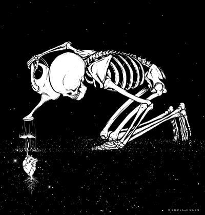 Psy Art, Skeleton Art, A Skeleton, Skull Wallpaper, Flower Quotes, Nature Tattoos, Skull Art, Image Hd, Black Aesthetic