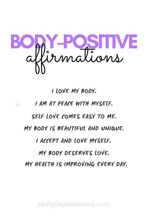 Morning Affirmations Body Positivity, Daily Affirmations For Body Image, Positive Self Image Affirmations, Positive Affirmation Body Image, Affirmation Body Positive, Quotes About Body Positivity Daily Affirmations, Positive Dating Affirmations, Positive Food Affirmation, Daily Positive Quotes Good Vibes