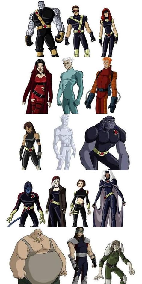 Evolution Cartoon, Mutants Xmen, Xmen Characters, Marvel Character Design, X Men Evolution, Marvel Xmen, Marvel Comics Superheroes, Marvel Superhero Posters, Marvel Comic Universe