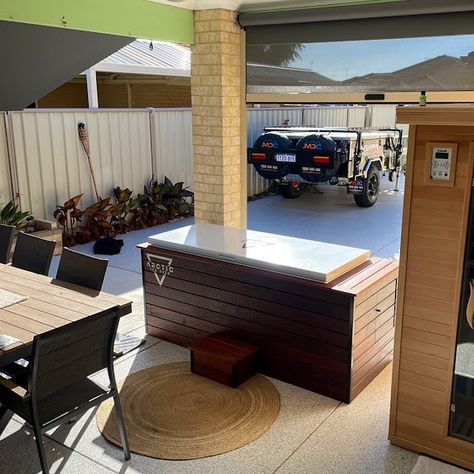 Upgrade your backyard into a wellness oasis! Our Custom Premium Arctic Ice Baths fit seamlessly into any outdoor space. Dive into wellness whenever you need it—right at home.⁠ ⁠ Want a quote for your own custom Arctic Ice Bath? Fill out the form linked in our bio 🔗⁠ ⁠ ⁠ __⁠ #ArcticIceBath #ColdPlungeLife #WellnessJourney #PerthColdPlunge #SelfCare #ColdPlungeBenefits #Perth #IceBathsAustralia #HandCraftedIceBaths #AtHomeIceBaths #CustomIceBath #ColdPlungeTips #IceBathTips #ColdPlungingLife #H... At Home Ice Bath, Arctic Ice, Ice Baths, Home Gym, Perth, Oasis, Outdoor Space, Diving, Bath