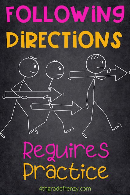 Following directions takes plenty of practice! Prek Rules, Following Directions Games, Following Directions Activities, Elementary School Classroom, Give Directions, Summer Camps For Kids, Skill Games, School Sets, Fly Free