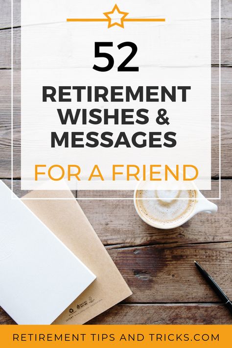 Do you need inspiration on what to write in a retirement card (for a friend)? In this article we give you 52 examples of retirement wishes and messages to write in a retirement card. #retirementcard #retirementmessages #retirementwishes #retirementwishesandmessages #retirement #retirementtips #retirementtricks #retirementtipsandtricks #retired #retirementinspiration #celebrateretirement #retirementideas #retirementparty #retirementpartyideas #retirementquotes #howtocelebrateretirement Retirement Journal Ideas, Cricut Retirement Projects, Retirement Blessings Quote, Retirement Sentiments Cards, Retirement Diy Cards, Scrapbook Ideas For Retirement, Friend Retirement Quotes, What To Say In A Retirement Card, Retirement Sentiments Simple