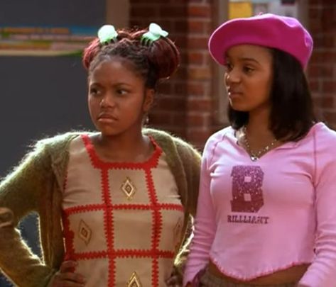 One On One Tv Show Kyla Pratt, Breanna One On One Outfits, Breanna One On One, One On One Tv Show, Breanna Barnes, 2000s Princess, Y2k Swag, Kyla Pratt, 90s Early 2000s Fashion