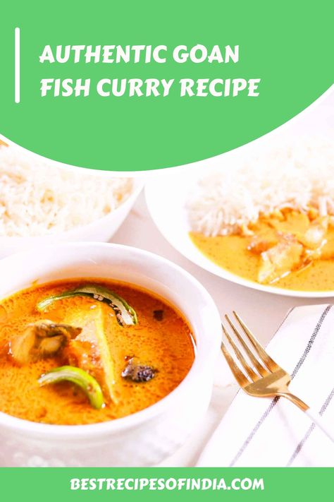 Classic Goan Fish Curry Recipe with Creamy Coconut Milk Goa Fish Curry, Goan Fish Curry Recipe, Goan Fish Curry, Recipe With Coconut Milk, Fish Curry Recipe, Goan Recipes, Curry Recipes Indian, Coconut Milk Recipes, Curry Rice