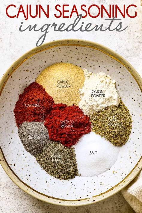 Spicy Cajun Seasoning Recipe, Best Cajun Seasoning, Cajun Fry Seasoning, Spicy Seasoning Recipes, Spicy Fry Seasoning, Cajun Chicken Seasoning, Diy Cajun Seasoning Easy, How To Make Cajun Seasoning, Chicken Cajun Recipes