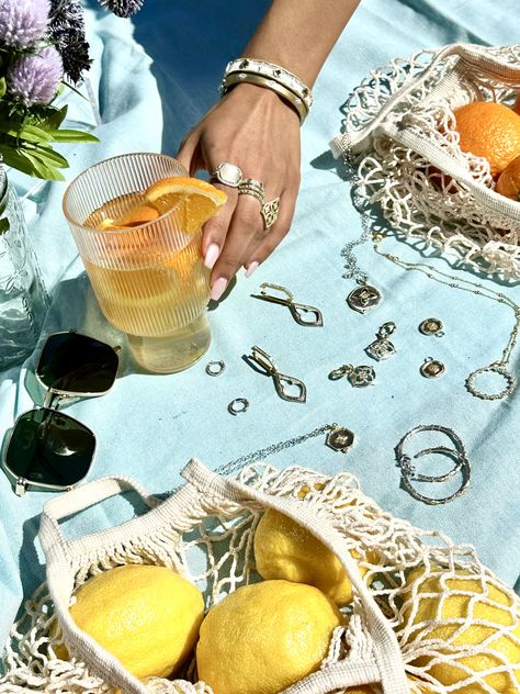 Setting up the perfect picnic spread with my must-have essentials: good company, tasty treats, and of course, mixed metal jewels for that touch of picnic glam Picnic Bag Aesthetic, Glam Picnic, Picnic Spread, Perfect Picnic, Picnic Bag, Bag Aesthetic, Bags Aesthetic, Tasty Treats, Good Company