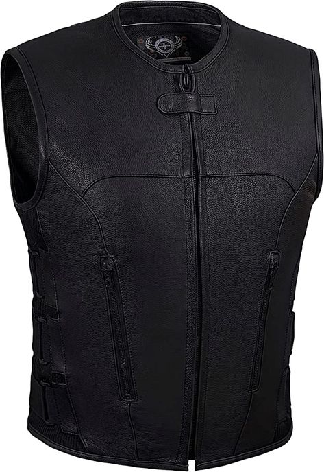 Leather Vest Mens, Casual Groom, Casual Groom Attire, Motorcycle Leather Vest, Vest Outfits Men, Dragon Riders, Casual Grooms, Mens Vest Jacket, Swat Team