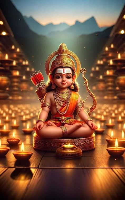 Lord Ram Illustration, Ram Wallpaper Hd, Jai Shree Ram Wallpaper, Shree Ram Wallpaper, Shree Raam, Gods Images, Lord Ram Image, Shree Ram Photos, Ram Ji Photo