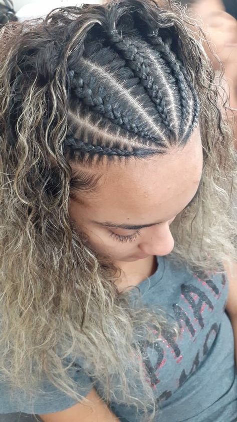 Feed In Braids Hairstyles, Cute Braided Hairstyles, Trendy Hairstyle, Cool Braid Hairstyles, Hair Stylies, Natural Hair Braids, Cornrow Hairstyles, Hair Stylist Life, Braids For Long Hair