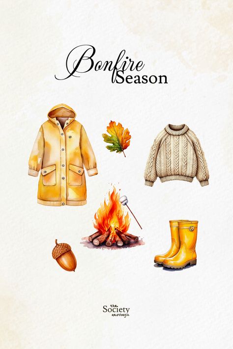 🧥🍂🔥☕️Bonfire season is here — cozy evenings, delicious hot chocolate, and the warm embrace of autumn.  | autumn coffee vibes | minimalist beauty routine | cozy home decor | latte art inspiration | pumpkin spice coffee | Bonfire Season | Fall season | Yellow Boots | Watercolor Digital Stickers | GoodNotes | Aesthetic Stickers |  Aesthetic Ideas for Planner | Aesthetic Journaling | Aesthetic Planner Routine | Digital Cozy Stickers | Sweater Sticker Cozy Stickers, Minimalist Beauty Routine, Fall Planner Stickers, Delicious Hot Chocolate, Pumpkin Spice Coffee, Routine Planner, Autumn Coffee, Latte Art, Aesthetic Stickers