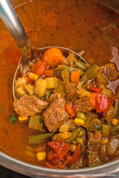 Beef Vegetable Soup Recipe Instant Pot, Instant Pot Veggie Beef Soup, Insta Pot Beef And Vegetable Soup, Vegetable Beef Alphabet Soup, Beef Soup Bones Instant Pot, Instant Pot Beef Stew Frozen Veggies, Vegetable Soup Stew Meat, Beef And Vegetable Soup Instant Pot, Instant Pot Vegetable Beef Soup With Stew Meat