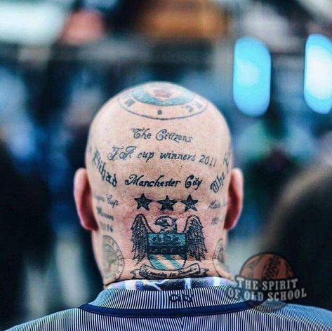 Manchester City Tattoo, Football Tattoo, Fan Tattoo, City Tattoo, Football Fans, Manchester City, Manchester, Soccer, Bible