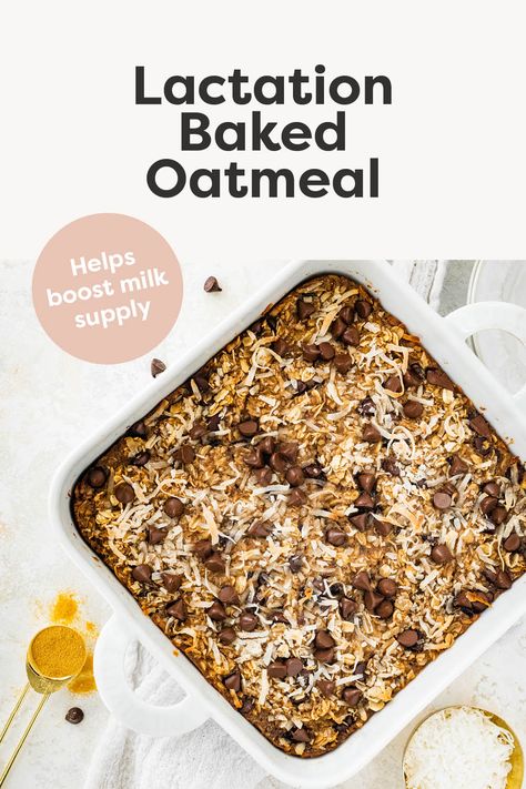 Lactation Baked Oatmeal, Pregnancy Freezer Meals, Postpartum Food, Breastfeeding Cookies, No Bake Oatmeal Bars, Breastfeeding Snacks, Boost Milk Supply, Baby Meals, Baked Oatmeal Cups