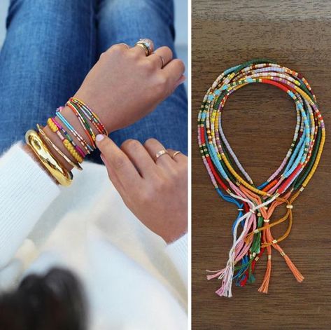 25 DIY Friendship Bracelets | Cuded Morse Code Chart, Seed Bead Bracelet Tutorial, Bead Bracelet Tutorial, Seed Bead Bracelets Tutorials, Seed Bead Tutorials, Morse Code Necklace, Friendship Bracelets With Beads, Good Gifts, Beaded Bracelets Tutorial