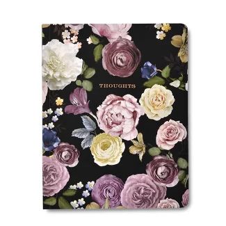 Journals : Target Thoughts Journal, Fashion Notebook, Notebook Cover Ideas, Floral Notebook, Wit And Delight, Fashion Angels, Album Journal, Floral Stationery, Marker Paper