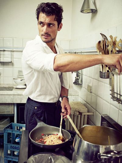 Sexy Guys You Wish Were Making Your Dinner Tonight!! Men love women who can cook, but women love men who can cook…and who can look like these when cooking! What do you want your man to look like when he cooks? Warning: These men can be too hot to handle! Portrait Male, Now Is Good, Man Cooking, David James Gandy, David James, David Gandy, Christian Bale, Cooking Food, Dinner Tonight