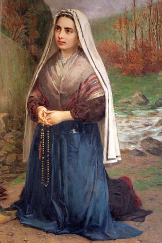 http://www.lourdes-water.org Bernadette Soubirous | par MANOLO GUALLART Santa Bernadette, St Bernadette Soubirous, Saint Costume, St Bernadette Of Lourdes, Bernadette Soubirous, Vintage Holy Cards, Lady Of Lourdes, Our Lady Of Lourdes, Immaculate Conception