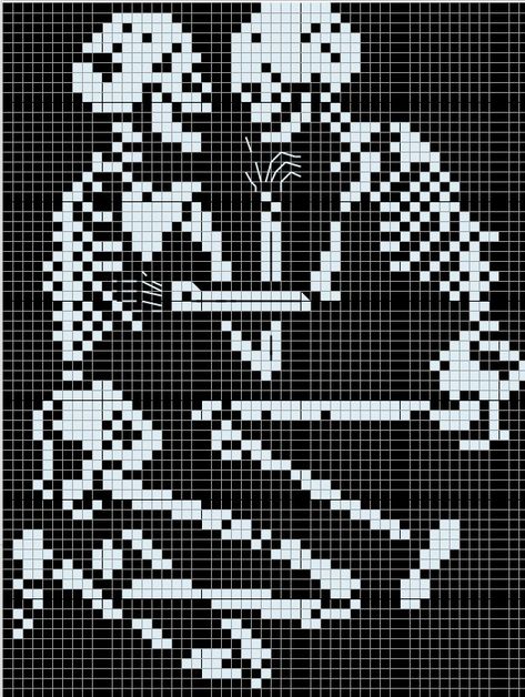 Skeleton Cross Stitch Pattern, Lovers Of Valdaro, Skeleton Cross Stitch, Small Bookmark, Valentine Heart Card, The Lovers Tarot Card, Tapestry Pattern, The Lovers Tarot, Graph Crochet