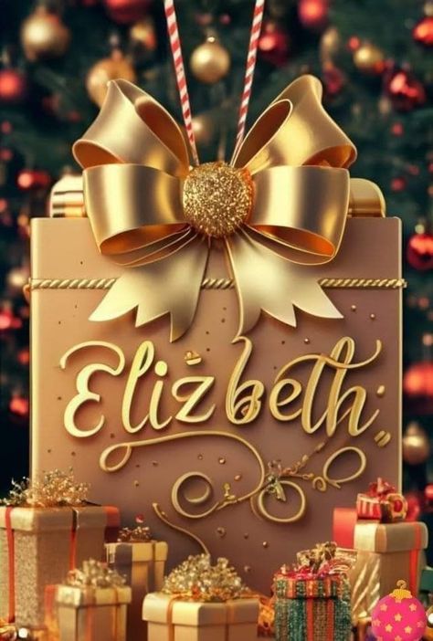 Elizabeth Name, Winnie The Pooh Gif, Happy Birthday Elizabeth, Good Morning Winter, 70th Birthday Cake, Love Smiley, Alphabet Names, Birthday Name, Name Wallpaper