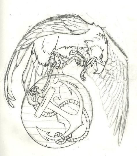 . Eagle Globe And Anchor Tattoo, Usmc Tattoo, Eagle Globe And Anchor, Anchor Tattoo Design, Anchor Tattoo, The Wing, Ghost Rider, Tatting, Tattoo Designs