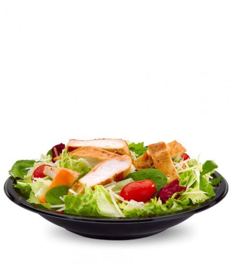 Caesar salad, possibly the best low calorie option at McDonalds Healthy Mcdonalds, Healthy Fast Food Options, Dr Berg, Mc Donald, Chicken Caesar Salad, Fast Healthy Meals, Grilled Chicken Salad, Lunch Salads, Foods To Avoid