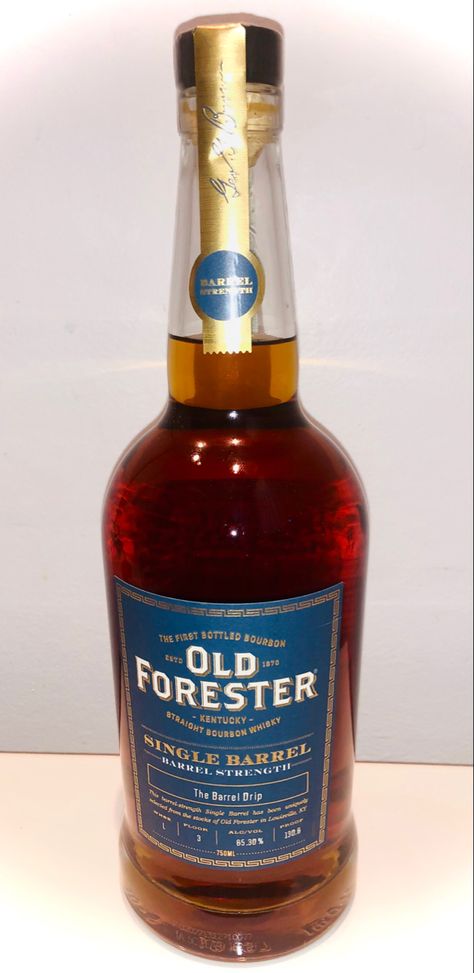 Old Forester Single Barrel Barrel Strength Kentucky Straight Bourbon Whiskey: Warehouse L, Floor 3, 130.6 Proof. [259] Whiskey Cabinet, Rye Bourbon, Bourbon Drinks, Best Bourbons, Kentucky Straight Bourbon Whiskey, Straight Bourbon Whiskey, Rye Whiskey, Woman Wine, Rest And Relaxation