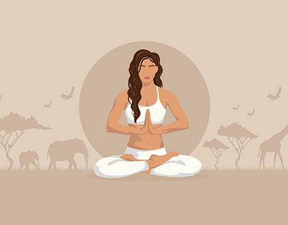 Faceless Illustration, Yoga Center, Illustration Graphic Design, Graphic Design Adobe, Adobe Illustrator, Illustrator, Yoga, Graphic Design, Disney Characters