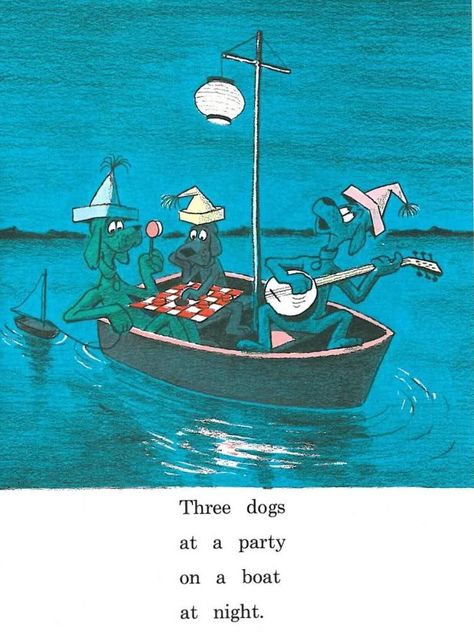 Dr Seuss Go Dog Go Go Dog Go, Dr Suess, Famous Books, Dr Seuss, Art Inspo, Cute Art, Mood Board, Cool Art, Illustration Art