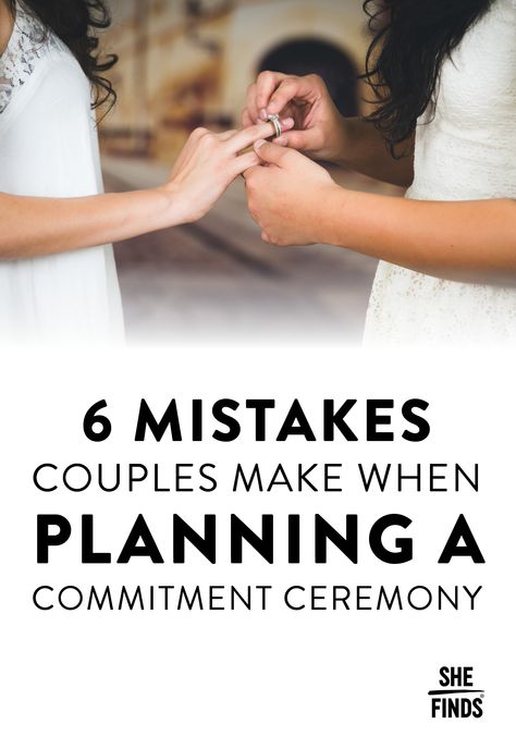 6 Mistakes Couples Make When Planning A Commitment Ceremony Commitment Ceremony Ideas, Blended Family Sand Ceremony, Vow Examples, Domestic Partnership, Marriage Celebrant, Ceremony Dresses, Commitment Ceremony, Ceremony Ideas, Wedding Planning Checklist