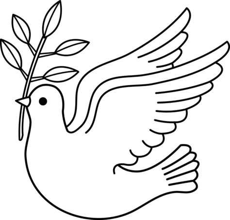 Peace Dove Clipart. Dove Clipart, Flying Bird Drawing, Peace Crafts, Dove Drawing, Fathersday Crafts, Peace Bird, Christian Graphics, Bird Template, Peace Poster