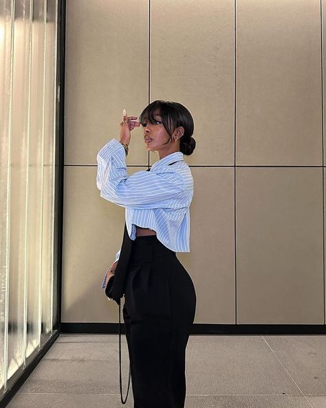 🤍 Black Summer Work Outfits, Fitness Aesthetic Black Women, Classy Casual Winter Outfits, Jourdan Riane, Casual Chic Outfit Summer, Cute Professional Outfits, Chic Clothing Style, Woman Aesthetic, Music Festival Outfits