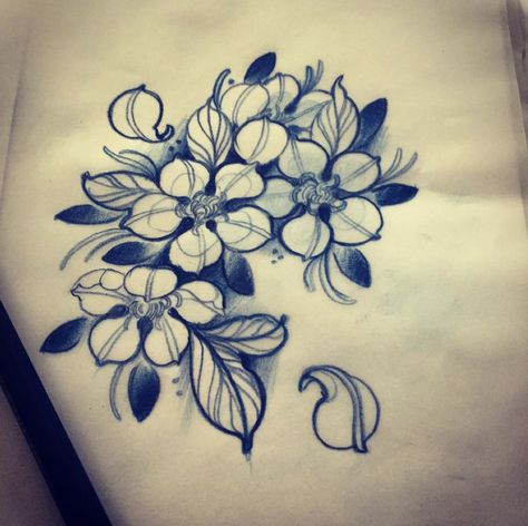 Sleeve Filler, Flower Tattoo Stencils, Tato Tradisional, Tattoo Line, Flower Tattoo Back, Flower Tattoo Shoulder, Flower Tattoo Arm, Flower Tattoo Sleeve, Blossom Tattoo