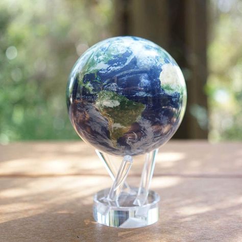 Realistic Earth Spinning Globe • • • • • #spinningearth #spinningglobe #earth #planet #world #space #universe #instanature #mothernature #nasa World Map, Globe, Map, Glass, Art