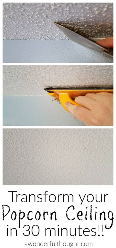 Popcorn Ceiling Removal, Diy Popcorn, Removing Popcorn Ceiling, Diy Home Decor For Apartments, Popcorn Ceiling, Decor Ikea, Up House, Design Seeds, Diy Home Repair