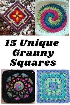 10 Different & Unique Granny Square Crochet Patterns (FREE) – Littlejohn's Yarn Granny Square Pattern Free, Motifs Granny Square, Granny Square Crochet Patterns Free, Confection Au Crochet, Crochet Motif Patterns, Crochet Granny Square Blanket, Crochet Blocks, Crochet Granny Square, Manta Crochet