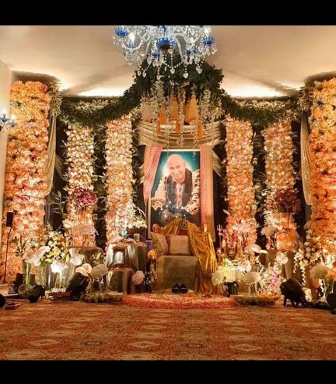 Guru Ji Satsang Decoration, Guruji Darbar Decoration, Satsang Decoration, Jai Gurudev, Darbar Sahib, Decoration Theme, Backdrop Decorations, Wedding Bells, Decoration Ideas