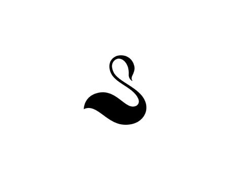 S For Swan by Dalibor Pajic on Dribbble S S Logo, S Logo Design Ideas, Black Swan Logo, Swan Symbol, Swan Graphic, S Logos, Swan Icon, Swan Tattoo, S Logo Design