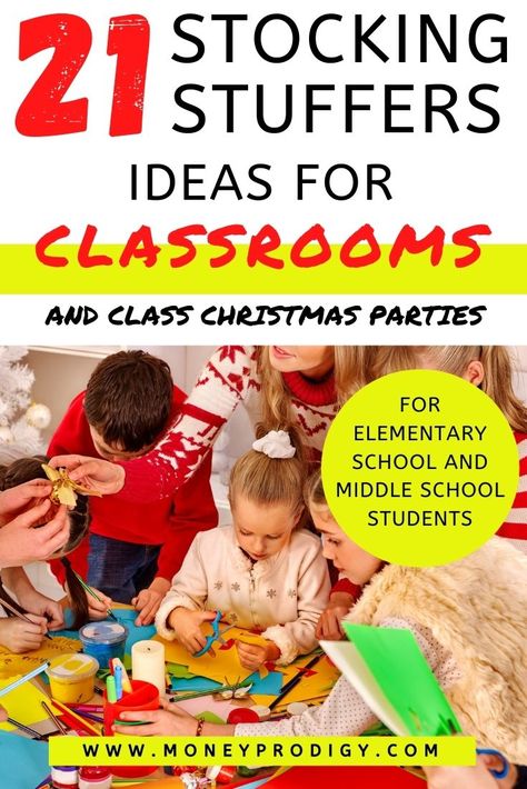 Classroom stocking stuffers for kids - these would be awesome for my students Christmas party this year! Love that they're inexpensive. Cheap, but they'll absolutely love these classroom stocking stuffers (elementary and middle school). #stockingstuffers #giftguide School Christmas Stocking Stuffers, Class Stocking Stuffers For Kids, Stocking Stuffers For Kids Classroom, Classroom Stocking Stuffer Ideas, Stocking Stuffers For School Party, School Stocking Stuffers For Kids, Kids Christmas Party Ideas For School Stocking Stuffers, Stocking Day At School, Classroom Stockings Student