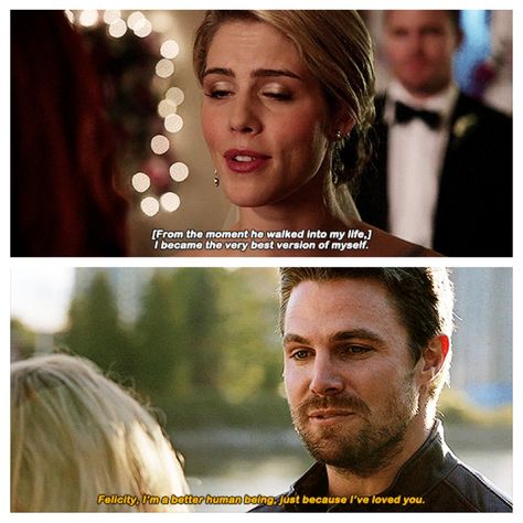 Felicity And Oliver, Emily Rickards, Arrow Series, Tommy Merlyn, Arrow Memes, John Diggle, Arrow Oliver And Felicity, Arrow Dc, Arrow Felicity