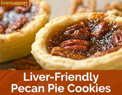 Liver-Friendly Pecan Pie Cookies Pecan Pie Tarts Recipe, Liver Healthy Foods, Pecan Tarts Recipe, Pecan Pie Tarts, Liver Diet Recipes, Canadian Butter Tarts, Pecan Pie Cookies, Pecan Tarts, Liver Recipes