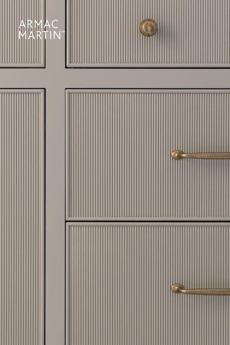 Reeded Wardrobes, Fluted Cabinets, Cabinet Profiles, Cabinetry Styles, Cabinetry Details, Bathroom Cabinet Hardware, Mindy Gayer Design, Armac Martin, Cabinet Detailing