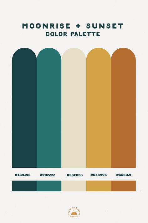 Granola Girl Color Palette by Earth To Krissy Design Studio Evergreen Palette, Different Colour Palettes, Bohemian Color Pallete, Adventure Color Palette Travel, Earth Pallete Color, Two Color Color Palette, Nature Brand Color Palette, Granola Color Palette, Colorful Color Scheme