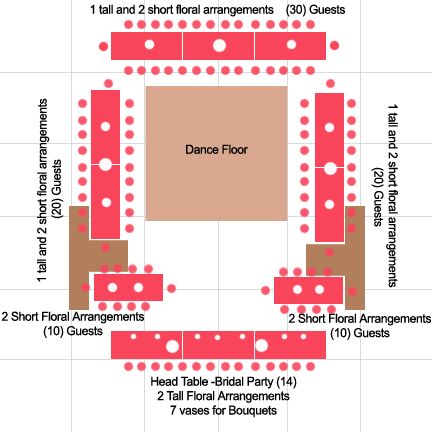 Wedding Layout Design Reception, Wedding Floor Plan Layout Rectangle, Rectangle Reception Tables Layout, Rectangle Tables Wedding Reception, Rectangle Table Wedding Layout, Rectangle Wedding Tables, Wedding Table Layout, Wedding Table Layouts, Wedding Reception Layout