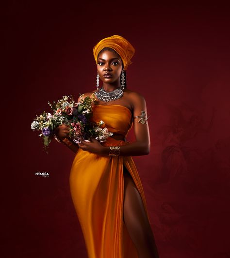 Fabric Shoot, Shooting Studio, African Traditional Wedding, Shotting Photo, Glam Photoshoot, Black Goddess, Portrait Photography Women, Model Inspo, African Inspired Fashion